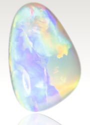 Sold gem quality bright dark opal orange chartreuse flagstone pattern